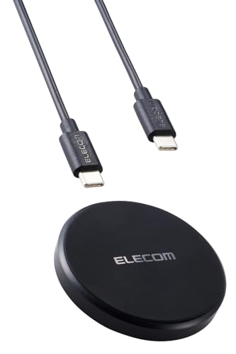 エレコム ワイヤレス充電器 卓上 EC-QA27BK