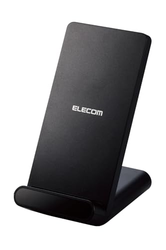 エレコム ワイヤレス充電器 スタンド W-QS09BK